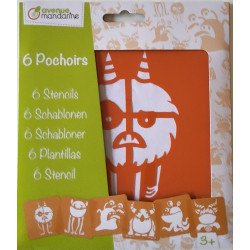 Pochoirs MONSTRES (6)