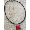 HOLOGRAPHIQUE carré rouge M